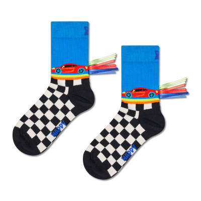 Foto van Happy socks KUNI01-0100 KIDS RACE CAR SOCK