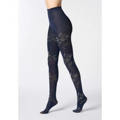 Foto van OROBLU PANTY SHADED LEAVES BLUE 11
