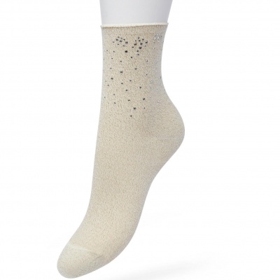 Foto van BONNIE DOON STRASS SOCK GOLD LL201505