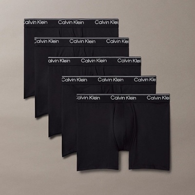Foto van CALVIN KLEIN MICROFIBER BOXER BRIEFS BLACK 5P LV00NB4413UB1