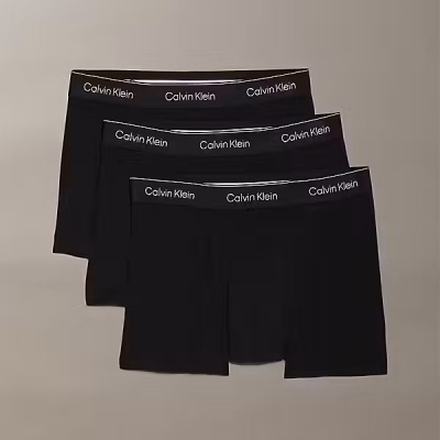 Foto van CALVIN KLEIN ICON COTTON STRETCH RELAXED FIT TRUNKS 3 PACK LV00NB4286TM6