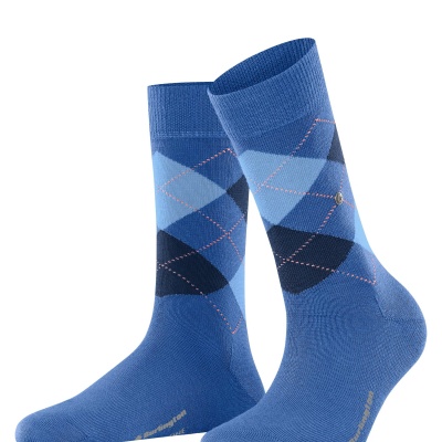 Foto van BURLINGTON MARYLEBONE SOCKS RIVER BLUE