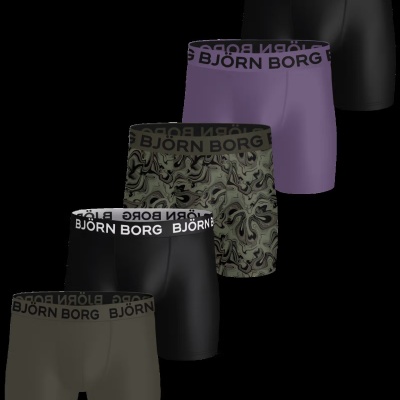 Foto van BJORN BORG SHORTS PERFORMANCE 5 PACK 10005770-MP002