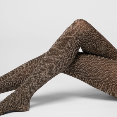Foto van OROBLU PANTY IRREGULAR CHEVRON WOOL CHEVRON