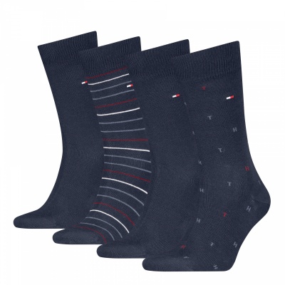 Foto van TH MEN SOCK 4P TIN GIFTBOX NAVY DESIN