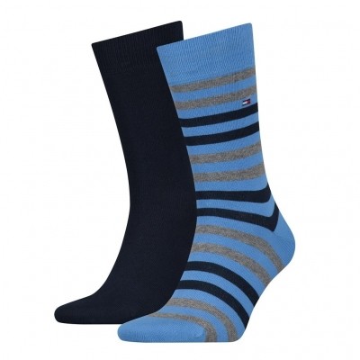 Tommy Hilfiger 2 pack heren sokken 472001001 017 palace blue Tommy Hilfiger 2 pack heren sokken 472001001 017 palace blue