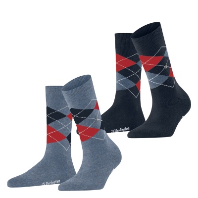 Foto van Burlington Everyday damessokken 2-pack DENIM