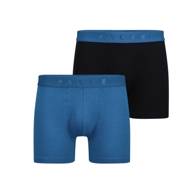 Foto van FALKE 2-PACK HEREN BOXER DAILY COMFORT SKY BLUE