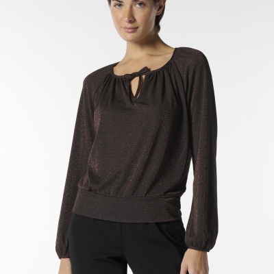 Foto van OROBLU DIAMONDS T SHIRT LONG SLEEVE BRONZE 