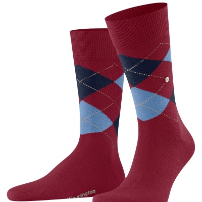 Foto van BURLINGTON EDINBURGH SOKKEN ROOD