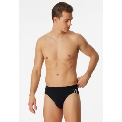 Foto van SCHIESSER RIO 3-PACK BIOLOGISCH KATOEN STREPEN ZWART 95/5