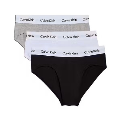 Foto van Calvin Klein 3 pack slips black U2661G-998
