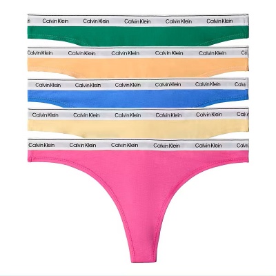 Foto van CALVIN KLEIN THONG 5PK LV00QD52214WI