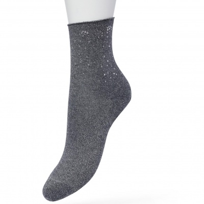 Foto van BONNIE DOON STRASS SOCK SILVER LL201505