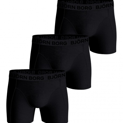 Foto van BJORN BORG 3-PACK BOXER COTTON STRETCH 10004233-MP002