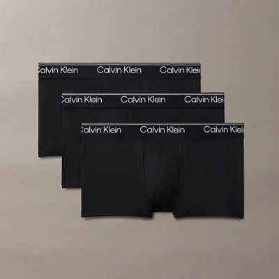 Foto van CALVIN KLEIN MICROFIBER LOW RISE TRUNK 3 PK LV00NB4409UB1