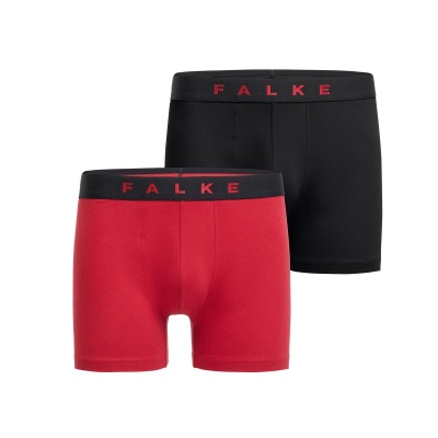 Foto van FALKE 2-PACK HEREN BOXER DAILY COMFORT SCARLET