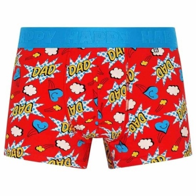 HAPPY SOCKS 1-PACK SUPER DAD SHORT BOXER