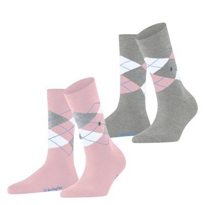 Foto van Burlington Everyday damessokken 2-pack SPORTY-ROSE