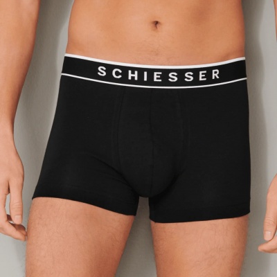 Foto van SCHIESSER SHORTS 3-PACK 95/5 BLACK