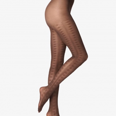 Foto van OROBLU MAILLOT TEXTURE GRACE CHOCOLATE 3