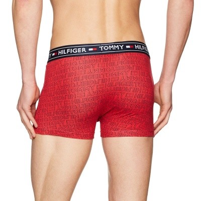 Tommy Hilfiger TRUNK Repeat Logo Tango Red UM0UM00504 611 Tommy Hilfiger TRUNK Repeat Logo Tango Red UM0UM00504 611