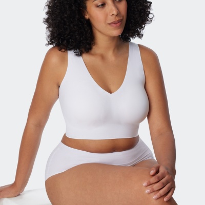 Foto van SCHIESSER BUSTIER INVISIBLE SOFT WIT 170364-100
