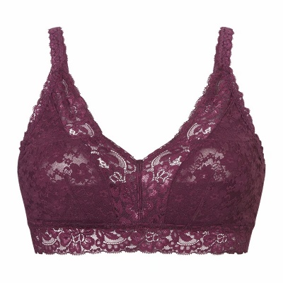 Foto van TEN CATE SOFT LACE BRALETTE LACE CHERRY BURGUNDY