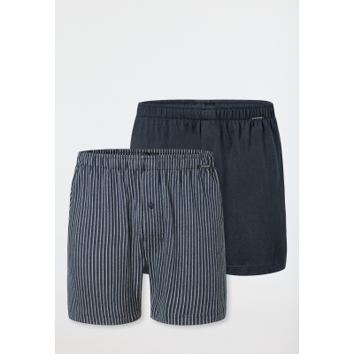 Foto van SCHIESSER BOXERSHORTS 2 PACK NAVY
