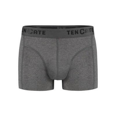 Foto van TEN CATE HEREN BASIC SHORTY 2 PACK ANTRACIET MELANGE
