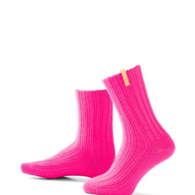 Foto van SOXS StreetWear, medium, neonpink wol, hot pink, 37-41 SOX3852