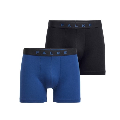 Foto van FALKE 2-PACK HEREN BOXER DAILY COMFORT ROYAL BLUE