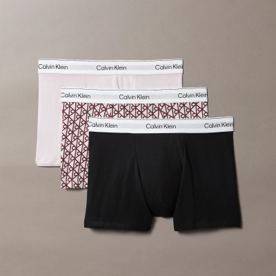 Foto van CALVIN KLEIN ICON COTTON STRETCH RELAXED FIT TRUNKS 3 PACK LV00NB42862WW
