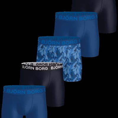 Foto van BJORN BORG SHORTS PERFORMANCE 5 PACK 10005770-MP001