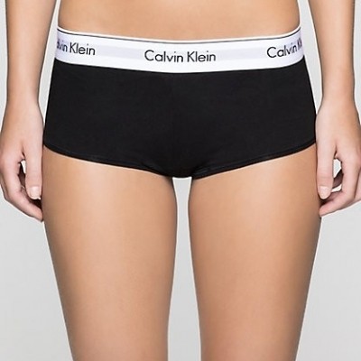 Calvin Klein boyshort modern cotton F3788E zwart Calvin Klein boyshort modern cotton F3788E zwart