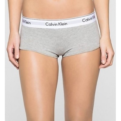 Calvin Klein boyshort modern cotton F3788E grijs Calvin Klein boyshort modern cotton F3788E grijs