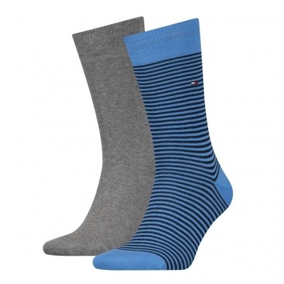 Tommy Hilfiger 2 pack heren sokken 342029001 017 palace blue Tommy Hilfiger 2 pack heren sokken 342029001 017 palace blue