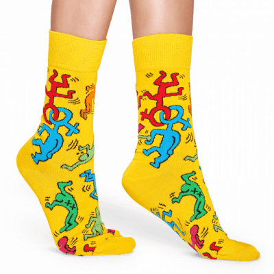 Happy socks KEH01-2000 Keith Haring All Over Sock Happy socks KEH01-2000 Keith Haring All Over Sock