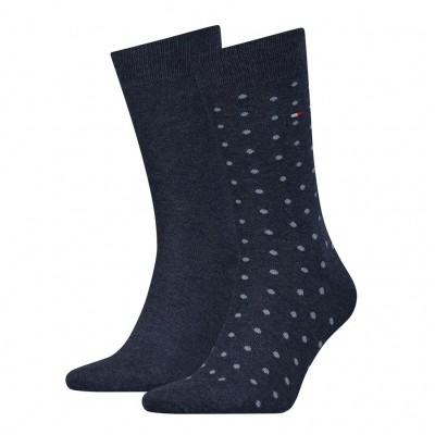 Tommy Hilfiger 2 pack heren sokken DOTTED 382012001 356 Jeans Tommy Hilfiger 2 pack heren sokken DOTTED 382012001 356 Jeans