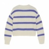 Afbeelding van Indian Blue Knitwear Fuzzy Stripe