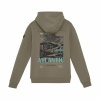 Afbeelding van Indian Blue Hoodie Backprint