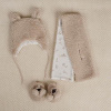 Afbeelding van Little Dutch Newborn teddy slofjes sand