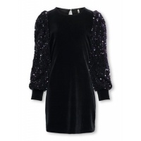 Foto van KIDS ONLY KOGCONFIDENCE L/S ZEQUINS DRESS JRS