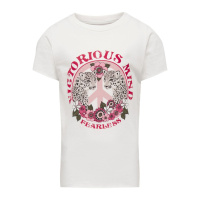 Foto van KIDS ONLY KOGLUCY FIT S/S VIKTORIOUS TOP BOX JRS (Cloud Dancer)_