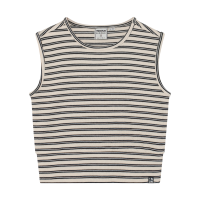 Foto van Indian Blue Cropped Top Stripe