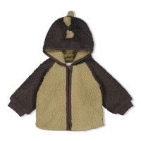 Foto van Feetje Bouclé jasje met capuchon - Rawrsome