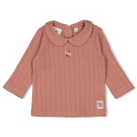 Foto van Feetje Longsleeve pointelle rib - Woodland Bloom
