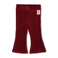 Foto van Feetje Flare broek velours rib - Queen of Hearts