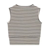 Foto van Indian Blue Cropped Top Stripe