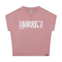 Foto van Indian Blue T-shirt Wide Cropped 